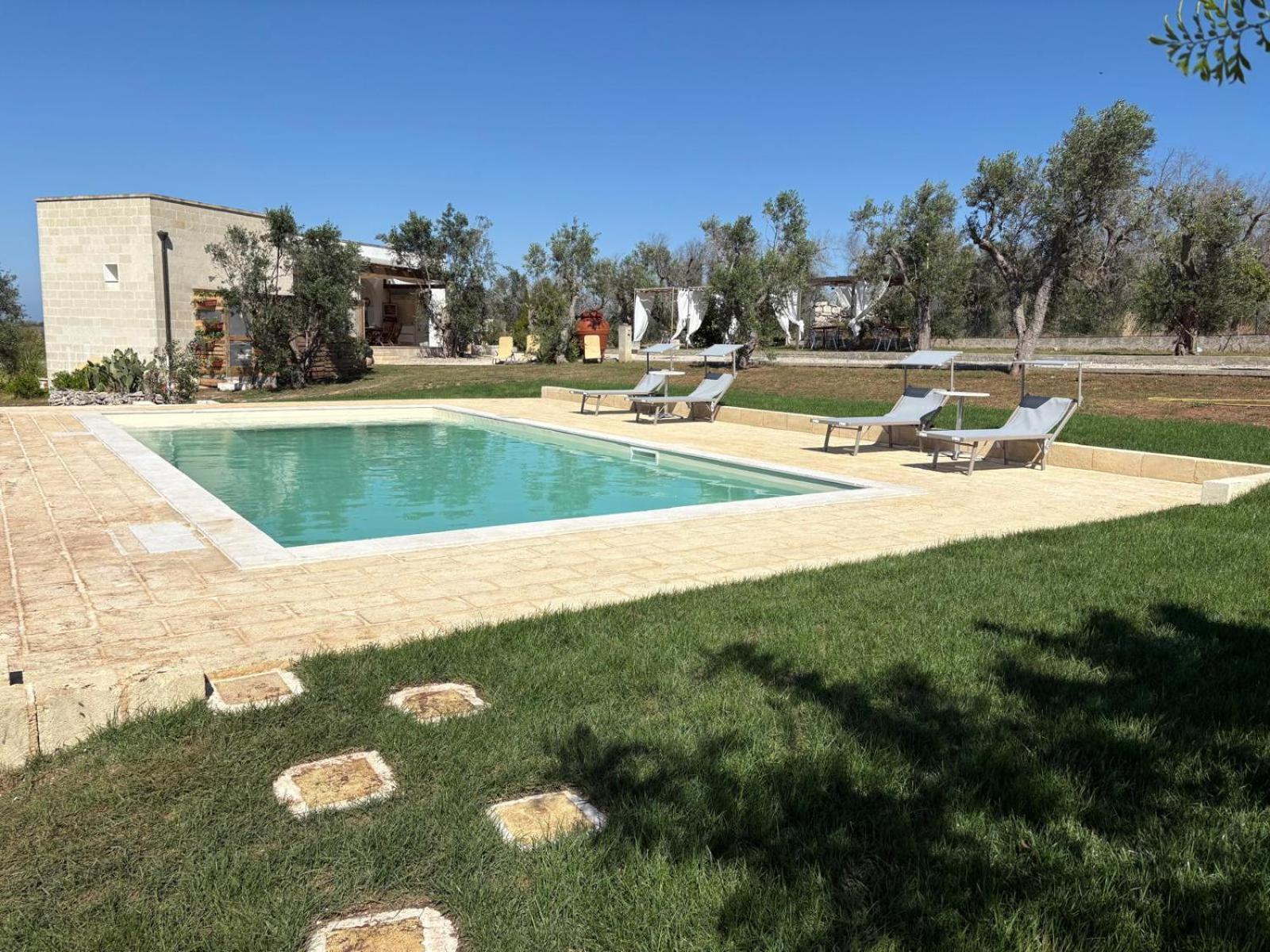 Tenuta Valle Dell Idro Otranto Con Piscina Casamassella ภายนอก รูปภาพ